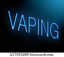 Vaping concept.