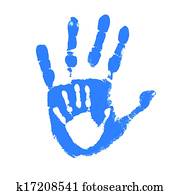 vater sohn, handprints vater sohn, handprints
