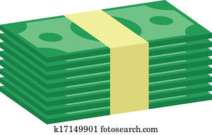 Vector Stack of Money Icon