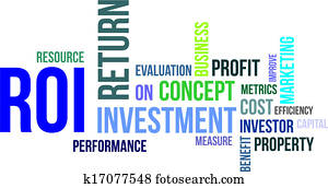 word cloud - roi
