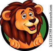 אריה, ציור היתולי