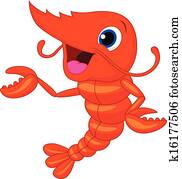 חמוד, שרימפ, ציור היתולי, להציג