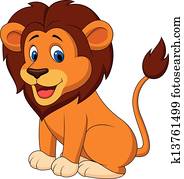 מצחיק, אריה, ציור היתולי