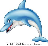 מצחיק, דולפין, ציור היתולי