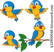 מצחיק, צפרים, ציור היתולי, קבע