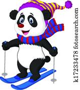 פנדה, ציור היתולי, לגלוש