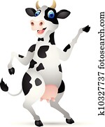 פרה, ציור היתולי