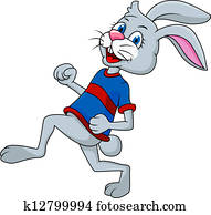 שפן, ציור היתולי, לרוץ