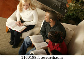 Bible study in progress