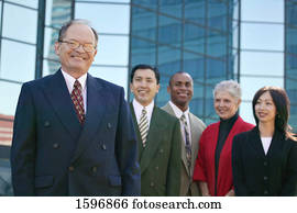 Team of business people