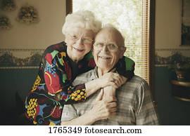 A portrait of a couple