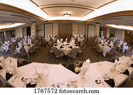 corredor banquete, monte, para, recepção casamento