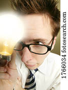 Man with idea