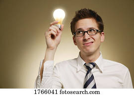 Man with idea