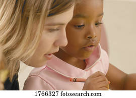 professor, e, criança