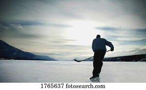 um, jogador hóquei