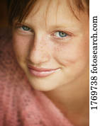 closeup, od, jeden, girl's, zeseed