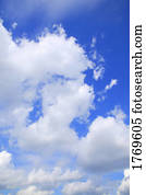 Clouds in a blue sky