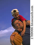 pai filho, ligar, tempo