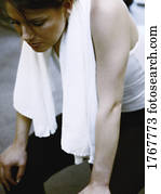 Portrait of an athlete