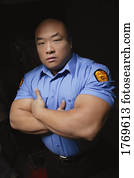 um, guarda de segurança