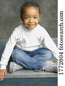 Portrait of little girl