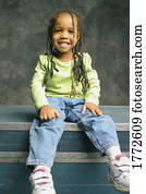 Portrait of little girl