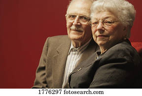 A contented senior couple A contented senior couple