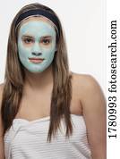 adolescente, em, a, spa