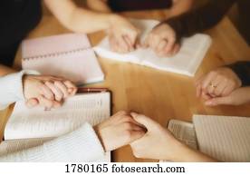 Group prays together