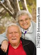 Portrait of a senior couple Portrait of a senior couple