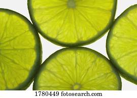 Slices of lime