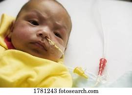 um, bebê recém-nascido