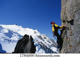Alpine climber, Swiss Alps