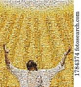 Mosaic of a Jesus Christ