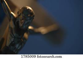 Jesus on cross statue