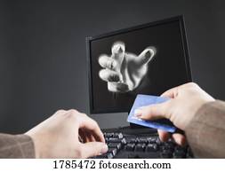 Online identity theft