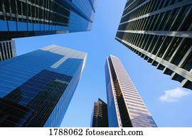 centro cidade, edifícios