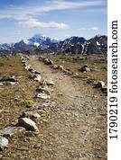 Rocky mountain trail