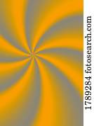 Yellow and gray swirl abstract