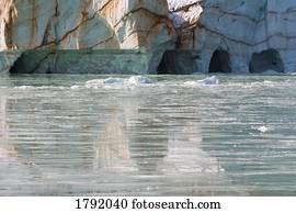 anjo, geleira, em, jasper