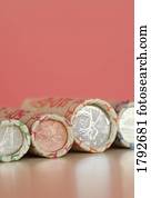 rolos, de, moeda corrente canadense