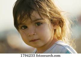 Portrait of a little girl