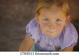 Portrait of a little girl