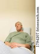 Senior in the hospital