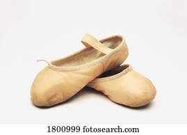 a, paar, von, ballett pantoffeln a, paar, von, ballett pantoffeln