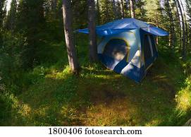 barraca, acampamento