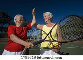 em, a, quadra tênis