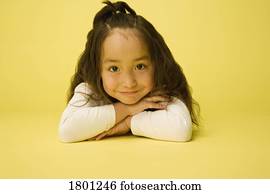 Portrait of a little girl