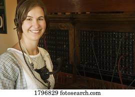 Switchboard operator of the past